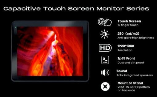 10.1" Capacitive Touchscreen Monitor - Image 6