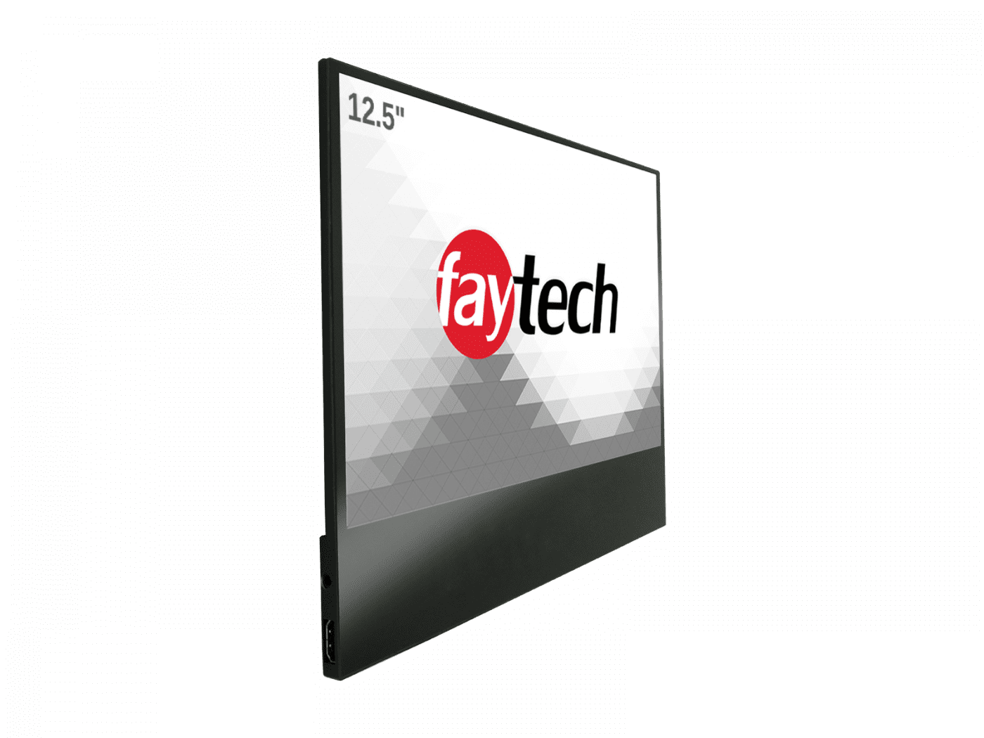 直送商品 Touch flat faytech 12.5″ Monitor FT125FLATV2 - ディスプレイ