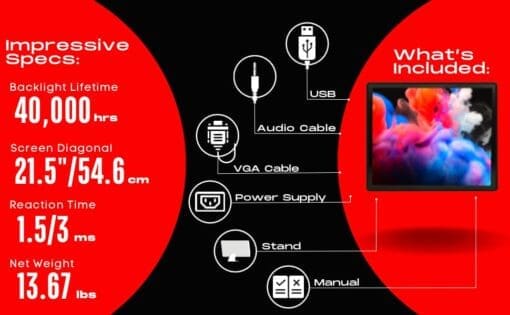 19" Capacitive Touchscreen Monitor - Image 4