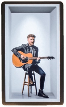 86" Hololuminescent™ Touch Display