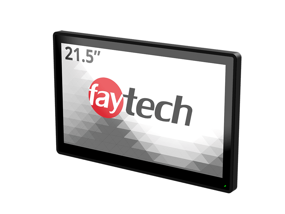 01 FT215BX6413ECAPOB front angle 21.5″ Industrial Touch PC X6413E - Image 2