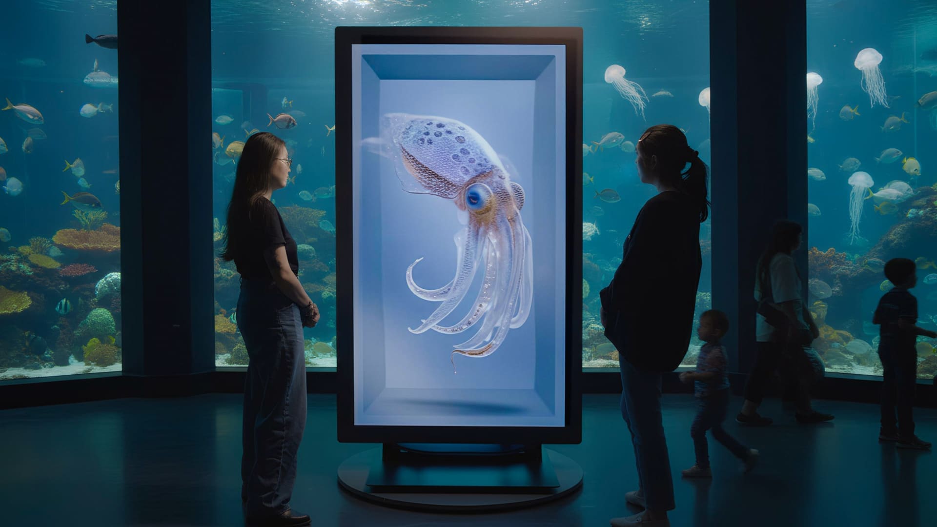 01 HLD 86 Aquarium 86" Hololuminescent™ Touch Display - Image 2