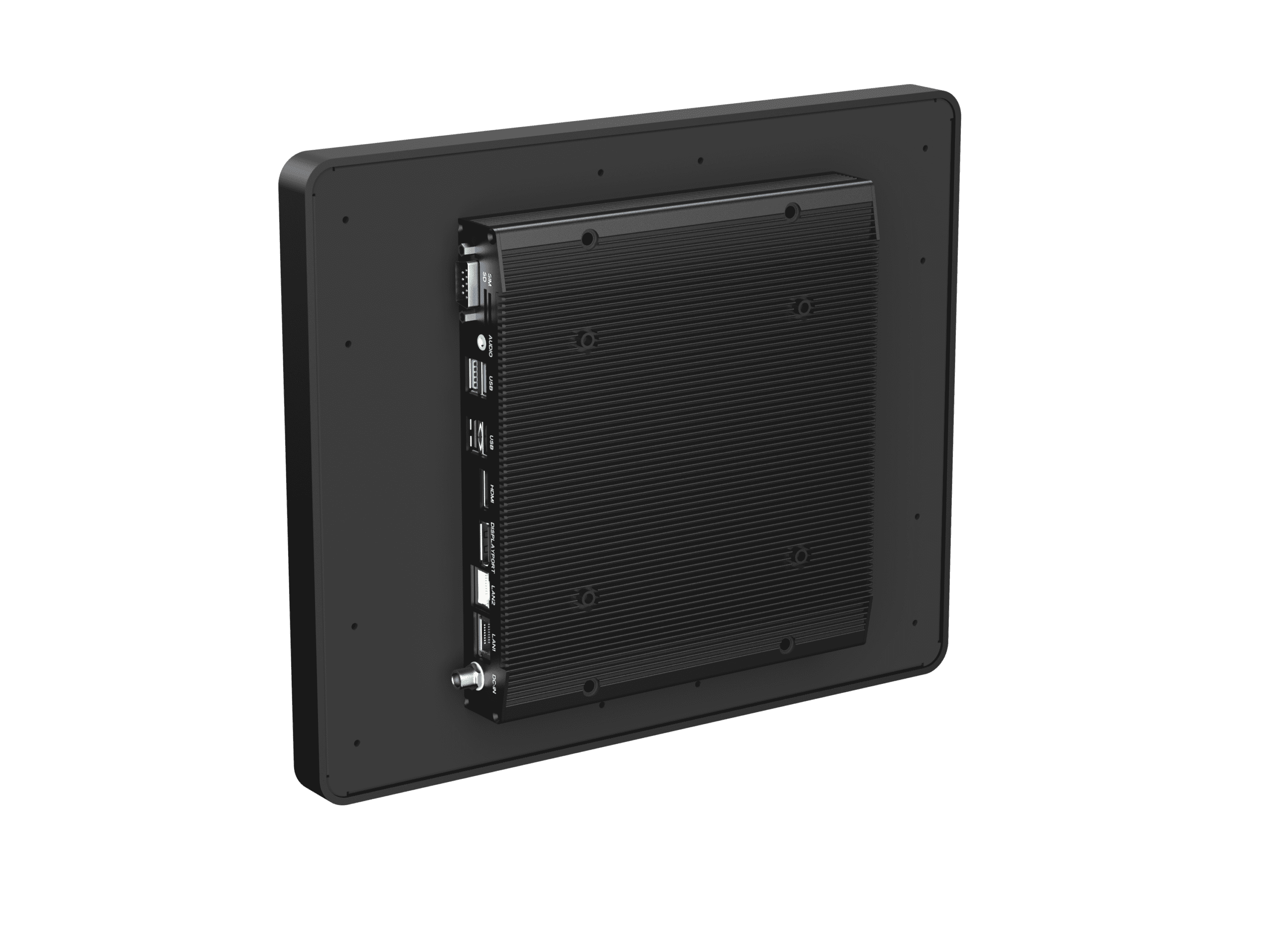 03 FT121BX6413ECAPOB back angle scaled 12.1″ Industrial Touch PC X6413E - Image 4