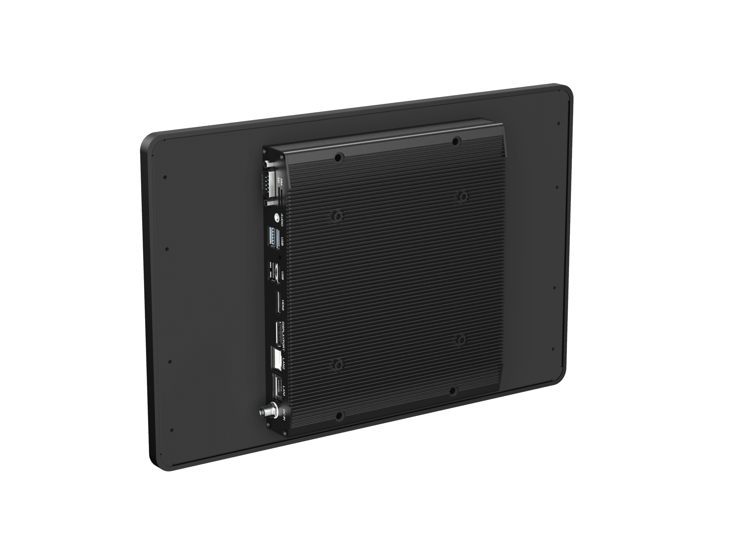 03 FT133BX6413ECAPOB back angle scaled 13.3″ Industrial Touch PC X6413E - Image 4