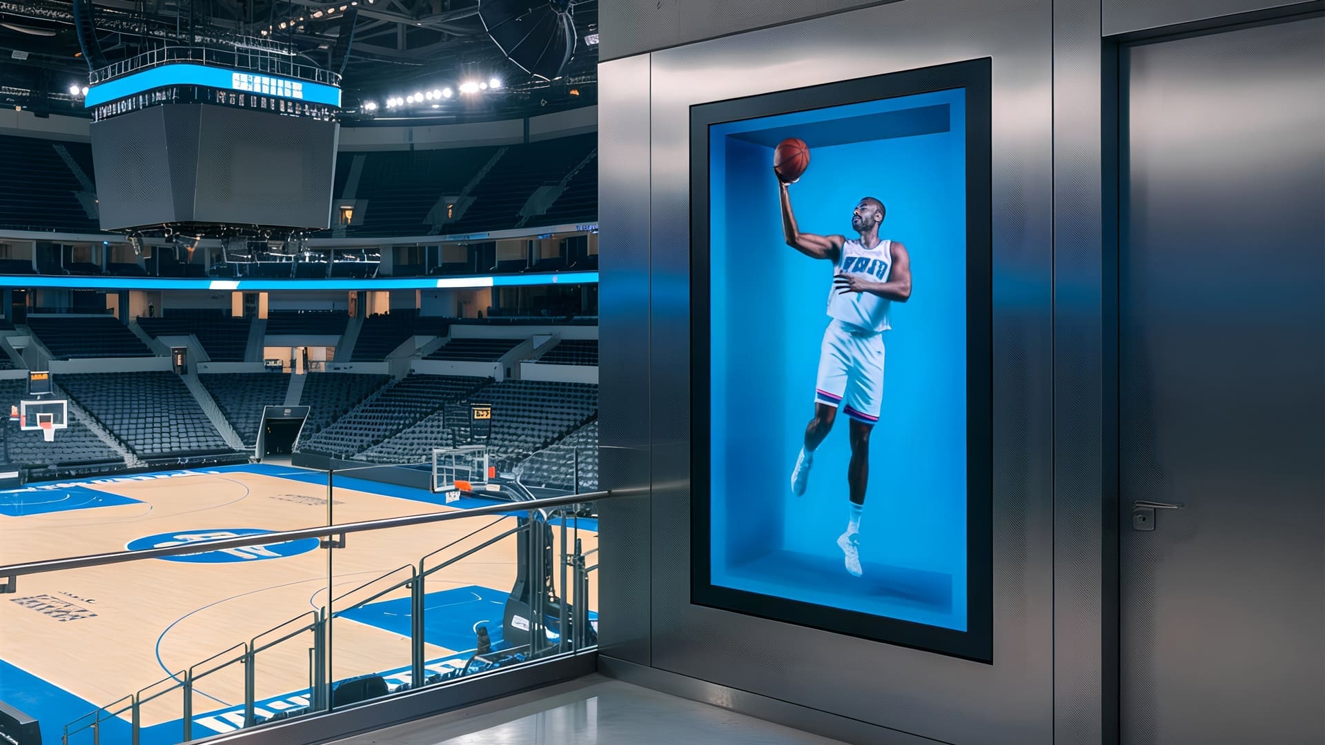 05 HLD 86 Basketball Stadium 86" Hololuminescent™ Touch Display - Image 6
