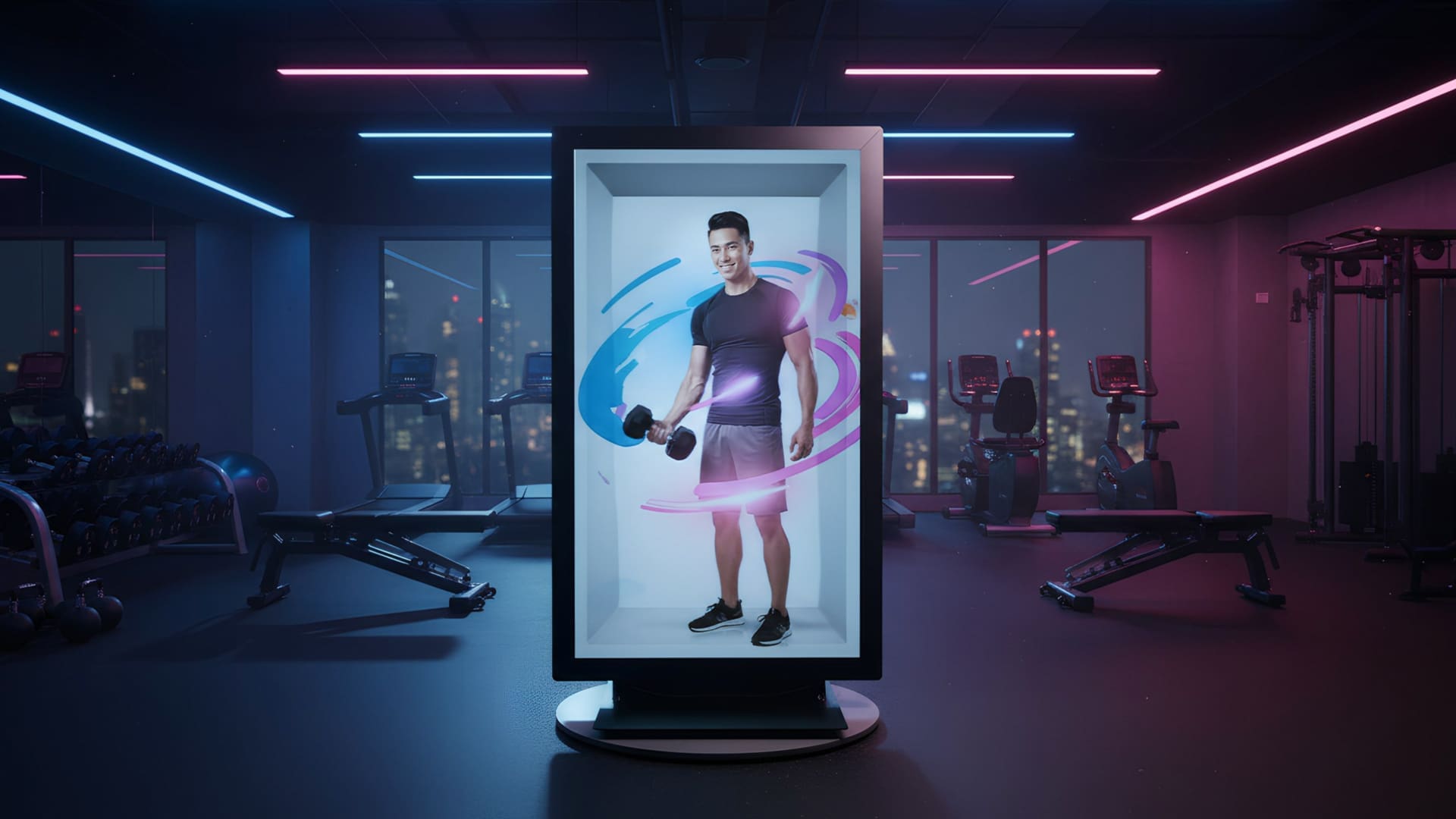 07 HLD 86 Gym 86" Hololuminescent™ Touch Display - Image 8